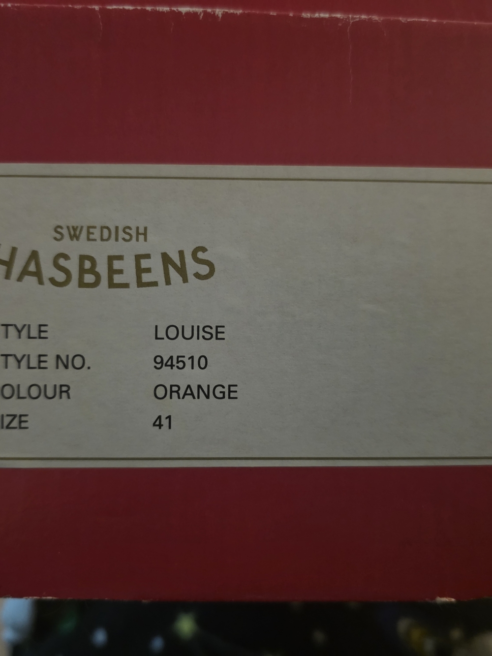 Swedish Hasbeens Orange Leather Clogs - Picture 8 of 9